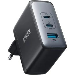 Адаптер живлення для телефона Anker PowerPort 736 Nano II GaN (A2145G11) Black 100W 2xUSB-C PIQ3.0