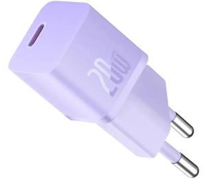 Адаптер живлення для телефона Baseus Gan5 Fast Charger Type-C 20W (CCGN050105) Purple
