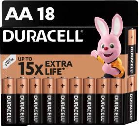 Батарейка Duracell AA MN1500 LR06 * 18 (5000394107519 / 5006192)