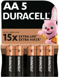 Батарейка Duracell Basic AA 1.5V LR6 5 шт