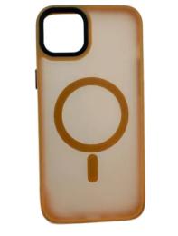 Чохол-накладка Infinity Fashion Case MagSafe для Apple iPhone 15 Orange