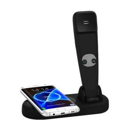 Бездротовий зарядний пристрій Infinity Bluetooth Phone And Wireless Charger Intelligent 2-in-1 Black