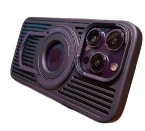 Чохол-накладка Infinity Magnetic Support Shell для iPhone 14 Pro Max Gray Purple