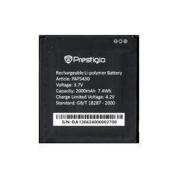 Акумулятор до телефону Prestigio PAP5430 Black 2000 mah Original
