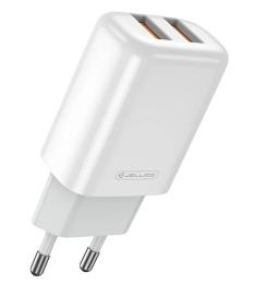 Адаптер живлення для телефона Jellico EU02 White