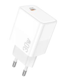 Адаптер живлення для телефона Borofone BA77A Insightful White PD30W