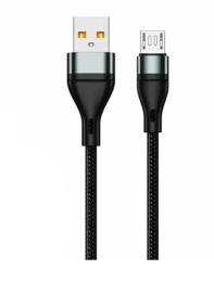 Дата-кабель Jellico B12 USB (тато) - microUSB (тато) 2 м Black