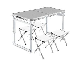 Складний стіл Voltronic YT-34285 Silver