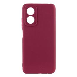 Чохол-накладка Lakshmi Silicone Cover Full Camera для Oppo A17 Marsala