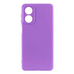 Чохол-накладка Lakshmi Silicone Cover Full Camera для Oppo A17 Purple