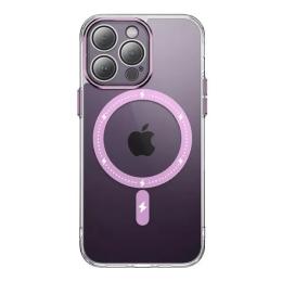 Чохол-накладка EpiK Colorful with MagSafe для Apple iPhone 12 Pro Max Pink