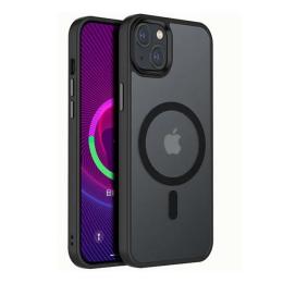 Чохол-накладка EpiK Metal Buttons with MagSafe Colorful для Apple iPhone 13 Black