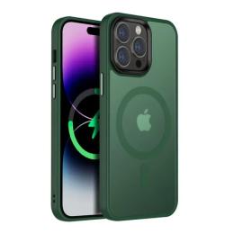 Чохол-накладка EpiK Metal Buttons with MagSafe Colorful для Apple iPhone 13 Pro Green