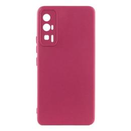 Чохол-накладка Lakshmi Silicone Cover Full Camera для Xiaomi Poco F5 Pro Marsala
