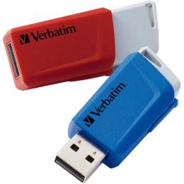 Флеш память Verbatim Store n Click 32GB Blue Red
