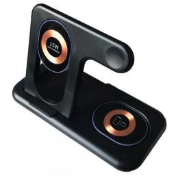 Бездротовий зарядний пристрій Infinity 4 IN1 Y36 15W FAST Black