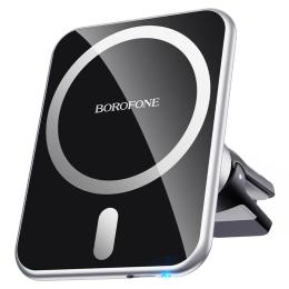 Тримач в авто Borofone BH43 Xperience magnetic Black Silver