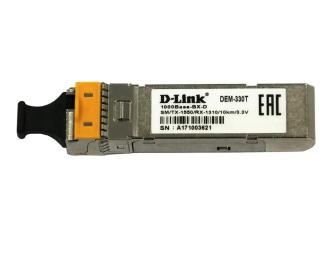 SFP-трансивер D-Link WDM SFP 1000Base-BX-D, single-mode 3km, SC (TX-1550nm/RX-1310nm)