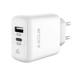 Адаптер живлення для телефона Acclab AL-TC220 White (1283126556494)