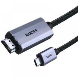 Відео-кабель Baseus High Definition Series Graphene 4K (WKGQ) Type-C T (тато) - HDMI (тато) 2m Black (WKGQ010101)