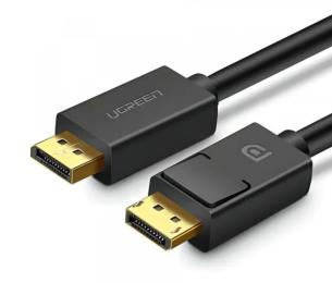 Відео-кабель Ugreen DP102 DisplayPort (тато) - DisplayPort (тато), 3m Black