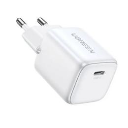 Адаптер живлення для телефона Ugreen CD318 Nexode Mini GaN White (15324) 20W