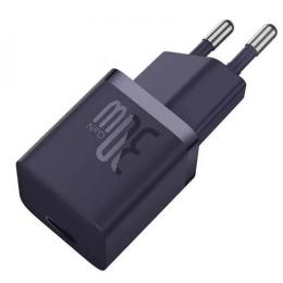 Адаптер живлення для телефона Baseus GaN5 Fast Charger 1C Purple 30W (CCGN070705)