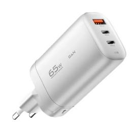 Адаптер живлення для телефона Essager Shining (ECT2CA-MYB02) White 65W