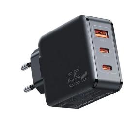 Адаптер живлення для телефона Essager Matrix (ECT2CA-JZB01-Z) Black 65W