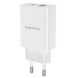 Адаптер живлення для телефона Borofone BA56A Lavida White (BA56AW) 20W