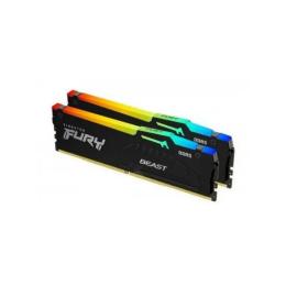 Оперативна память Kingston FURY 16 GB (2x8GB) DDR5 6000 MHz Beast RGB (KF560C36BBEAK2-16) Black