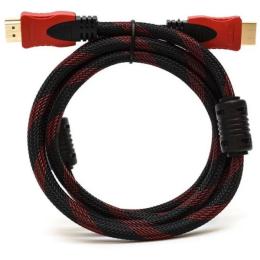 Відео-кабель Infinity S0444 HDMI (тато) - HDMI (тато) 3m Black Red