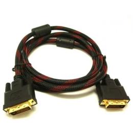 Відео-кабель Infinity S0522 PREMIUM DVI-D 24M(тато)-DVI-D 24M(тато) 1.5m Black Red