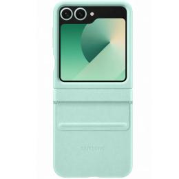 Чохол-накладка EpiK Leather Case (AAA) для Samsung Galaxy Z Flip6 Turquoise