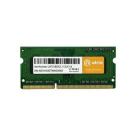 Оперативна память ATRIA 4 GB SO-DIMM DDR3 1600 MHz (UAT31600CL11SLK1/4)