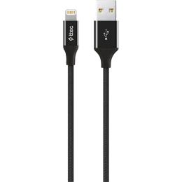 Дата-кабель Ttec AlumiCable USB (тато) - Lightning (тато) 2m Black (2DK19S)