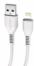 Дата-кабель Jellico KDS-32 USB Type-A (тато) - Lightning (тато) 2m White 3.1A