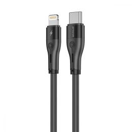 Дата-кабель Proove (CCSO27002101) Soft Silicone Type-C (тато) - Lightning (тато) 1m Black 27W
