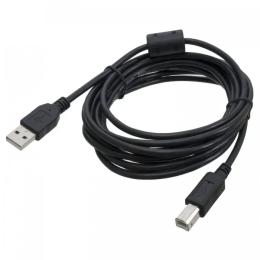 Дата-кабель Patron PN-AMBM-45F USB Type-A (тато) - USB Type-B (тато) 4.5m Black