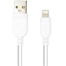 Дата-кабель PowerPlant CA911196 USB (тато) - Lightning (тато) 1m White