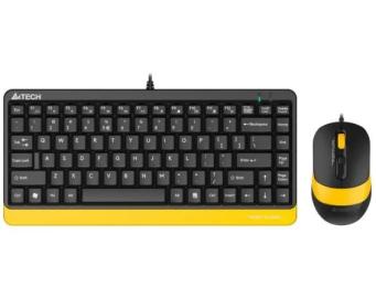 Комплект клавіатура та миша A4Tech Fstyler F1110 USB Bumblebee