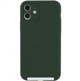 Чохол-накладка Infinity Maxcell Silicone Case Full Camera Protective для iPhone 15 Dark Green