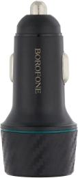 Автомобільний адаптер для телефона Borofone BZ21 Brilliant Black