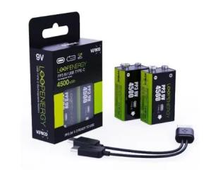 Акумулятор Verico Loop Energy 4500mWh/500mAh (1UDBT-A3WEB2-NN) USB Type-C, 2шт./уп.