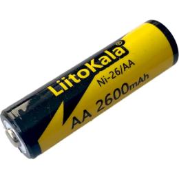 Акумулятор LiitoKala NiMH AA 2600mAh (NI-26/AA) blister 1 pcs