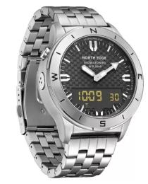 Наручний годинник North Edge Snow Leopard Silver