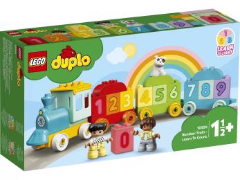 Конструктор LEGO DUPLO Потяг із цифрами  вчимося рахувати (10954)