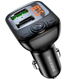 ФМ-модулятор Borofone BC41 Eminency Black