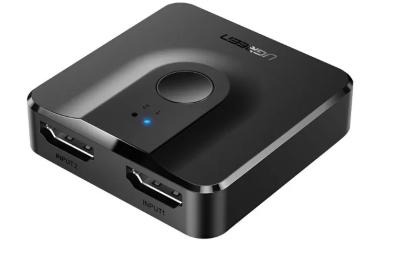 Розгалужувач відеосигналу Ugreen CM217 2 In 1 Out HDMI Switcher Black 4K@60Hz (UGR-50966)