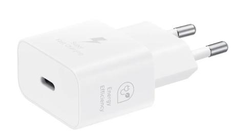 Адаптер живлення для телефона Samsung Power Adapter 25W Type-C White (EP-T2510NWEGEU)